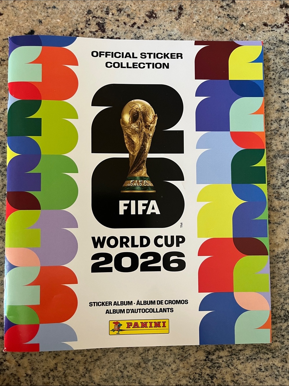 Panini World Cup 2026 Sticker Album - Multicolor Bold Design